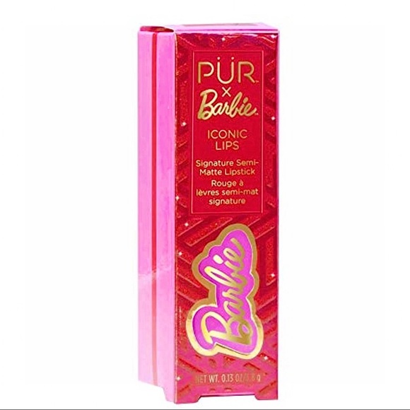 PUR X Limited Edition Barbie Iconic Lips Semi-Matte Lipstick - Picture 7 of 8